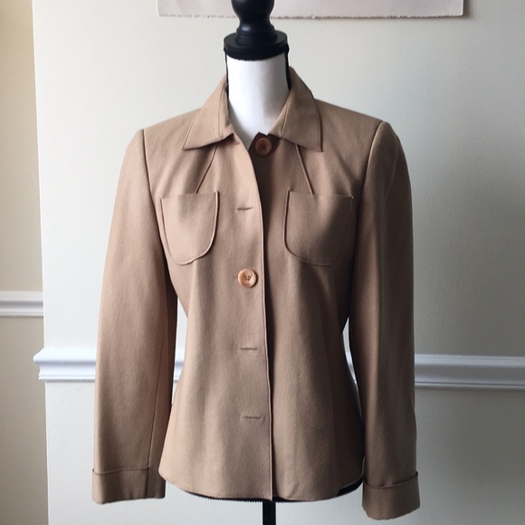 Harve Benard Jackets & Blazers - Harve Benard wool hunting jacket blazer tan